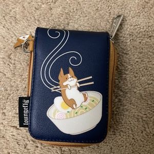 Loungefly corgi and ramen wallet